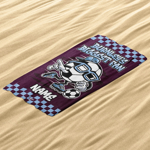 Burnley Kids Personalised Beach Towel - Kids Merch