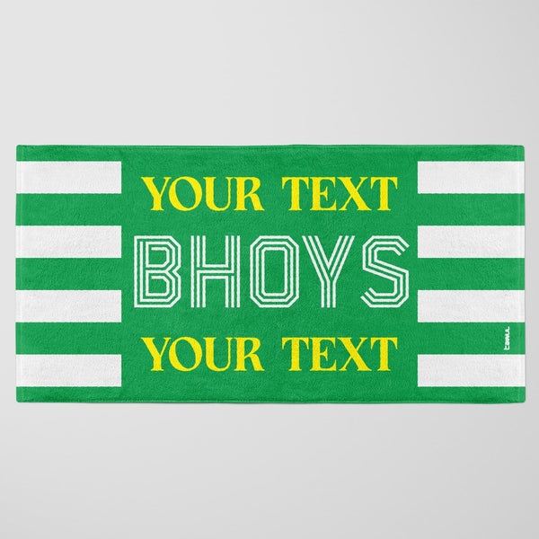 Celtic BHOYS Personalised Beach Towel - Kids Merch