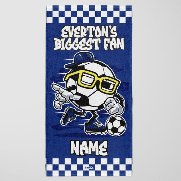 Everton Kids Personalised Beach Towel - Kids Merch