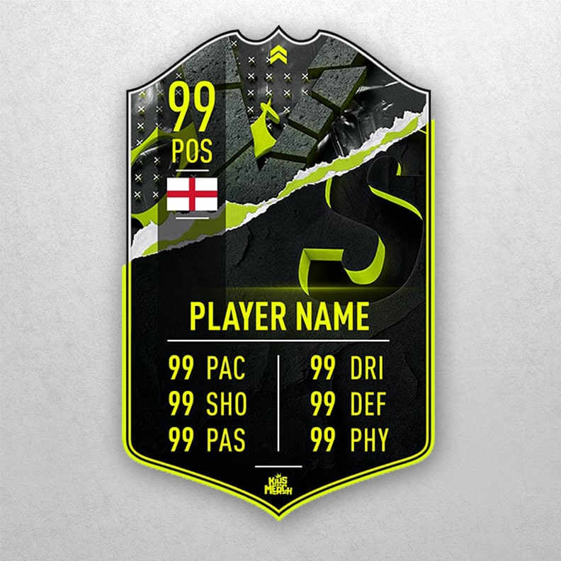 Personalised FUT Showdown Football Card – Kids Merch