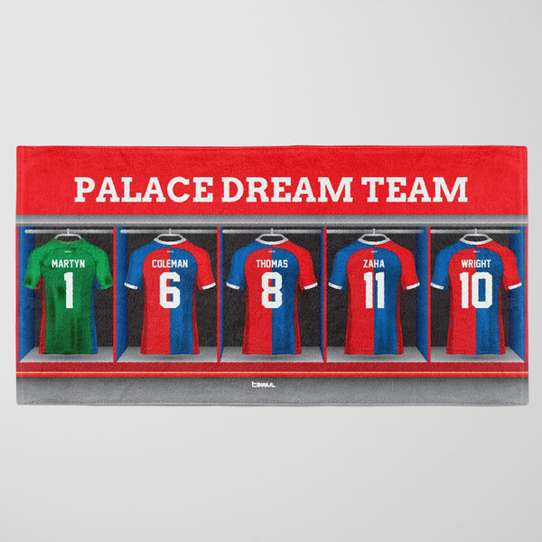 Crystal Palace Personalised Dream Team Beach Towel - Kids Merch