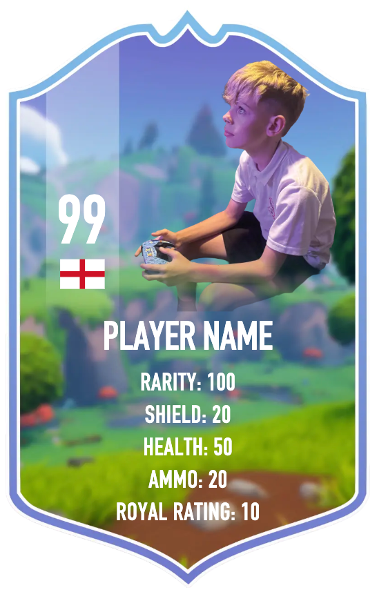 Personalised Fortnite Card (Style 4)