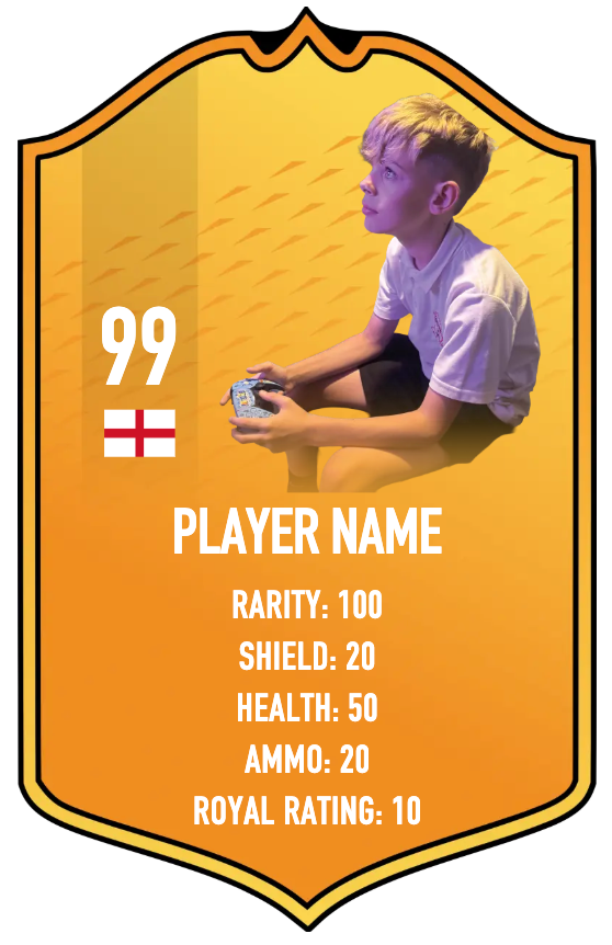 Personalised Fortnite Card (Style 2)