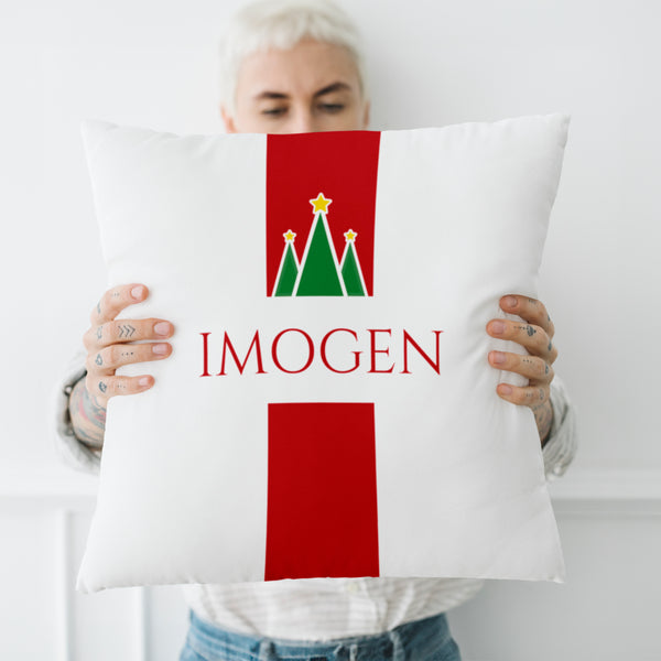 Personalised Name Christmas Cushion